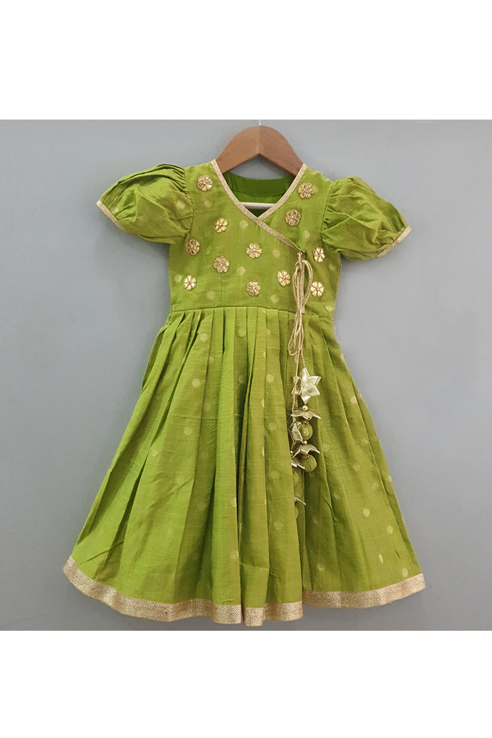 Angrakha frock for sales baby girl